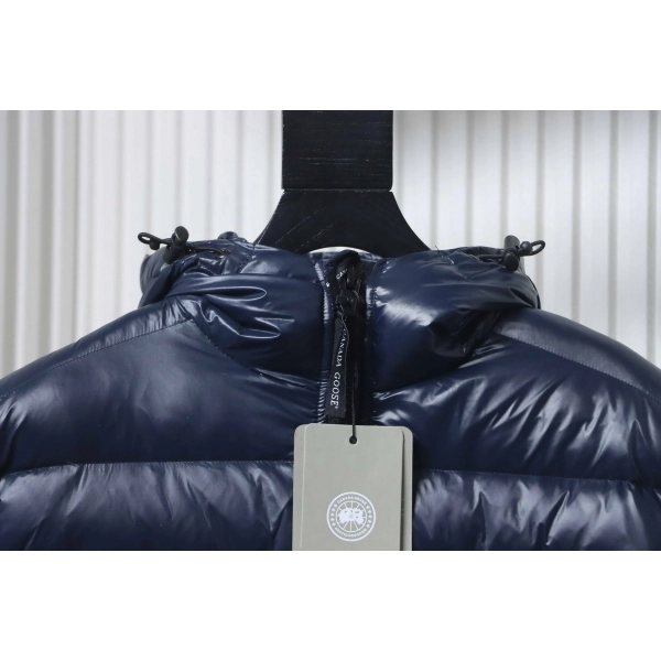 copy of Canada Goose Puff Checkered Down Jacket Dark Blue