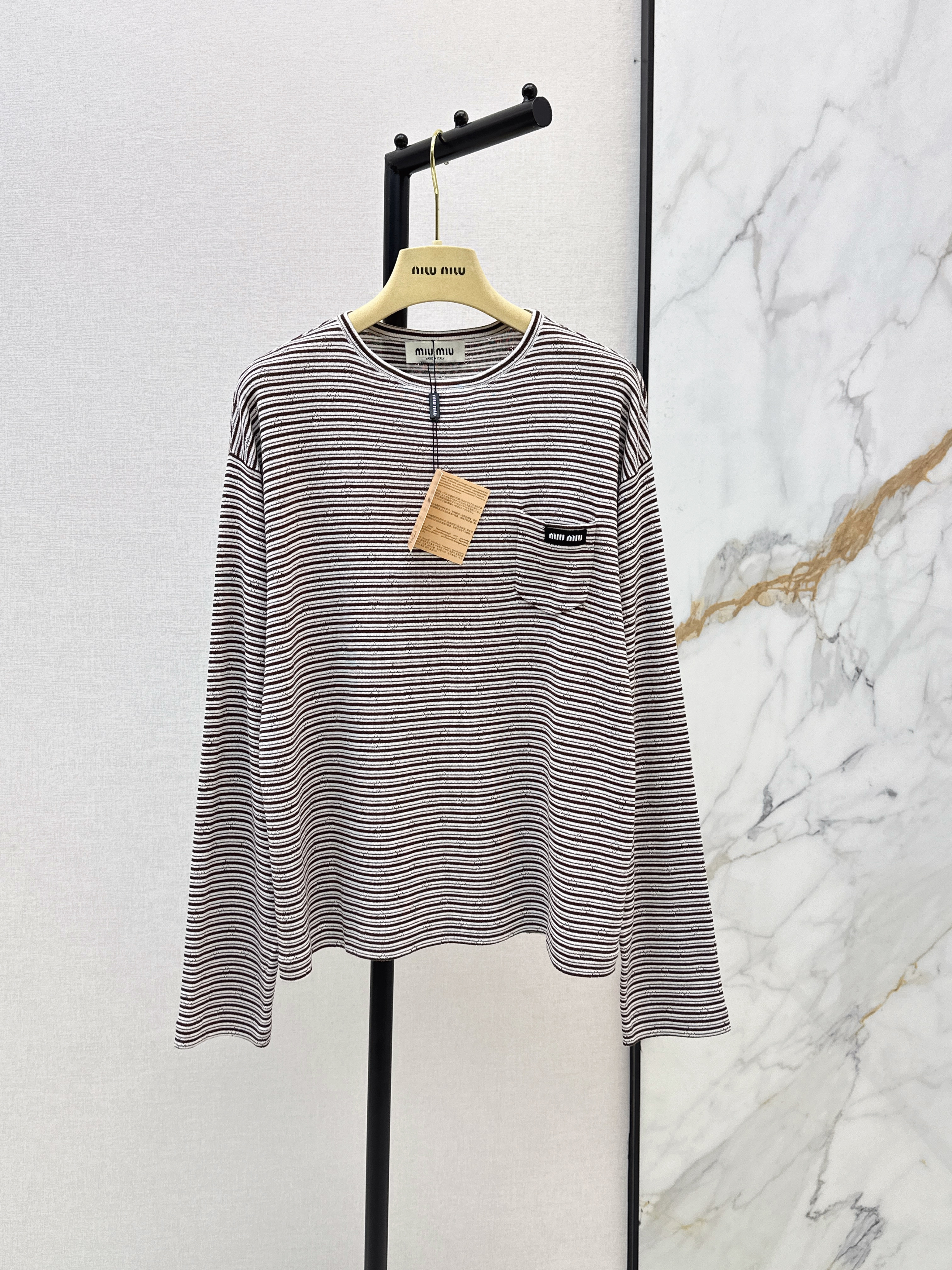 Miu New Striped knitwear