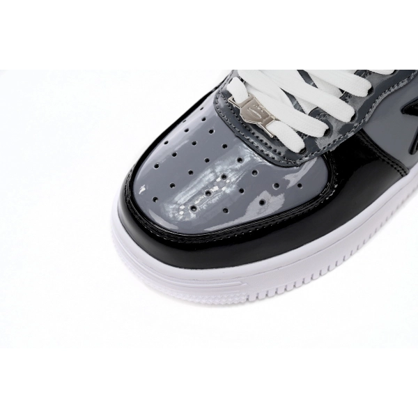 Cheap Fake BapeSta Low Black Grey Baolan  1H20 191 046