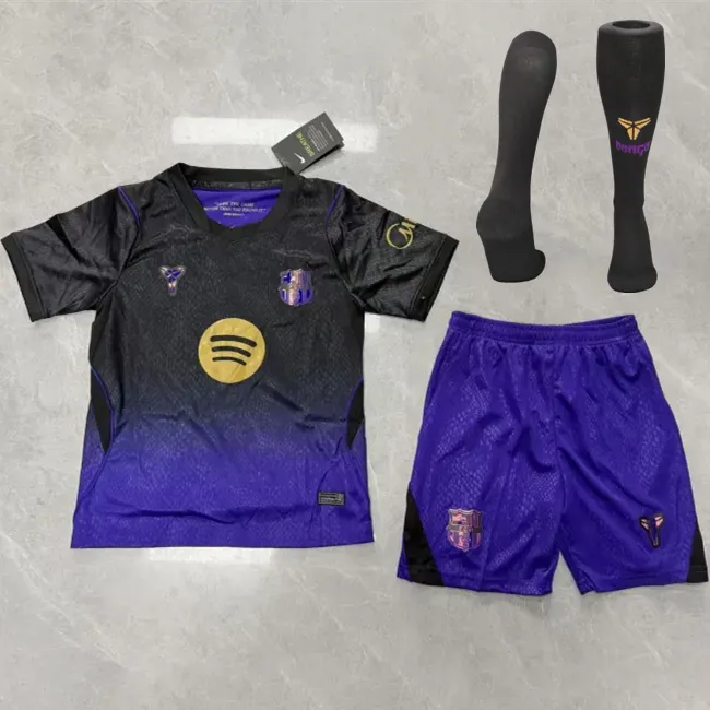 kids Barcelona Away Suit & Socks 26/27