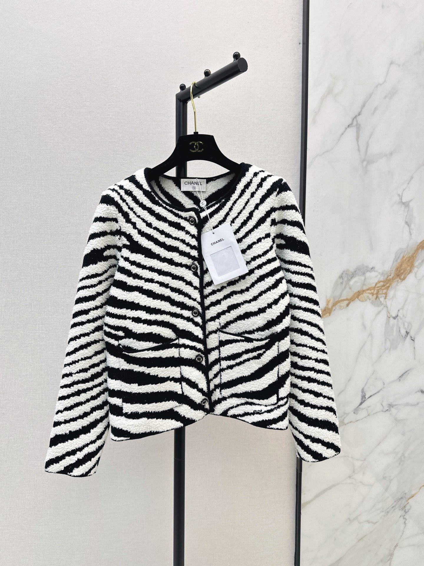 Chan New Zebra Print Cardigan