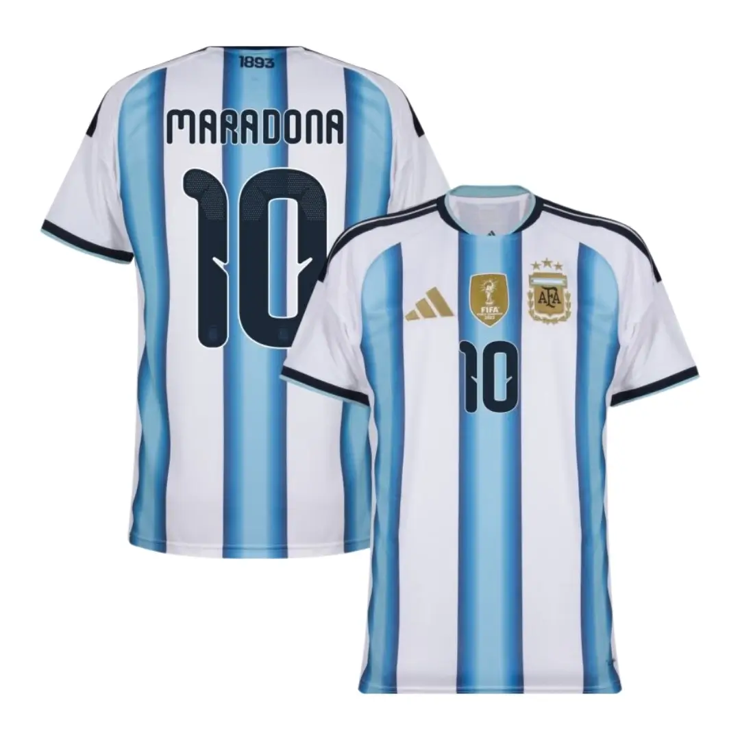 Maradona #10 Argentina Home Soccer Jersey 2026 World Cup