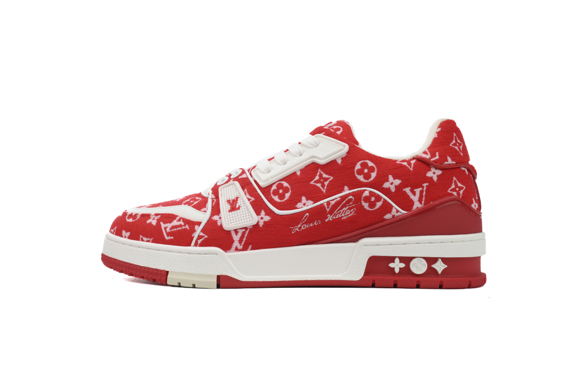 Pkkicks God Batch Louis Vuitton Louis Vuitton Trainer Red