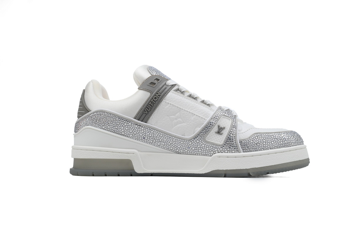 Pkkicks God Batch LOUIS VUITTON Trainer Grey white