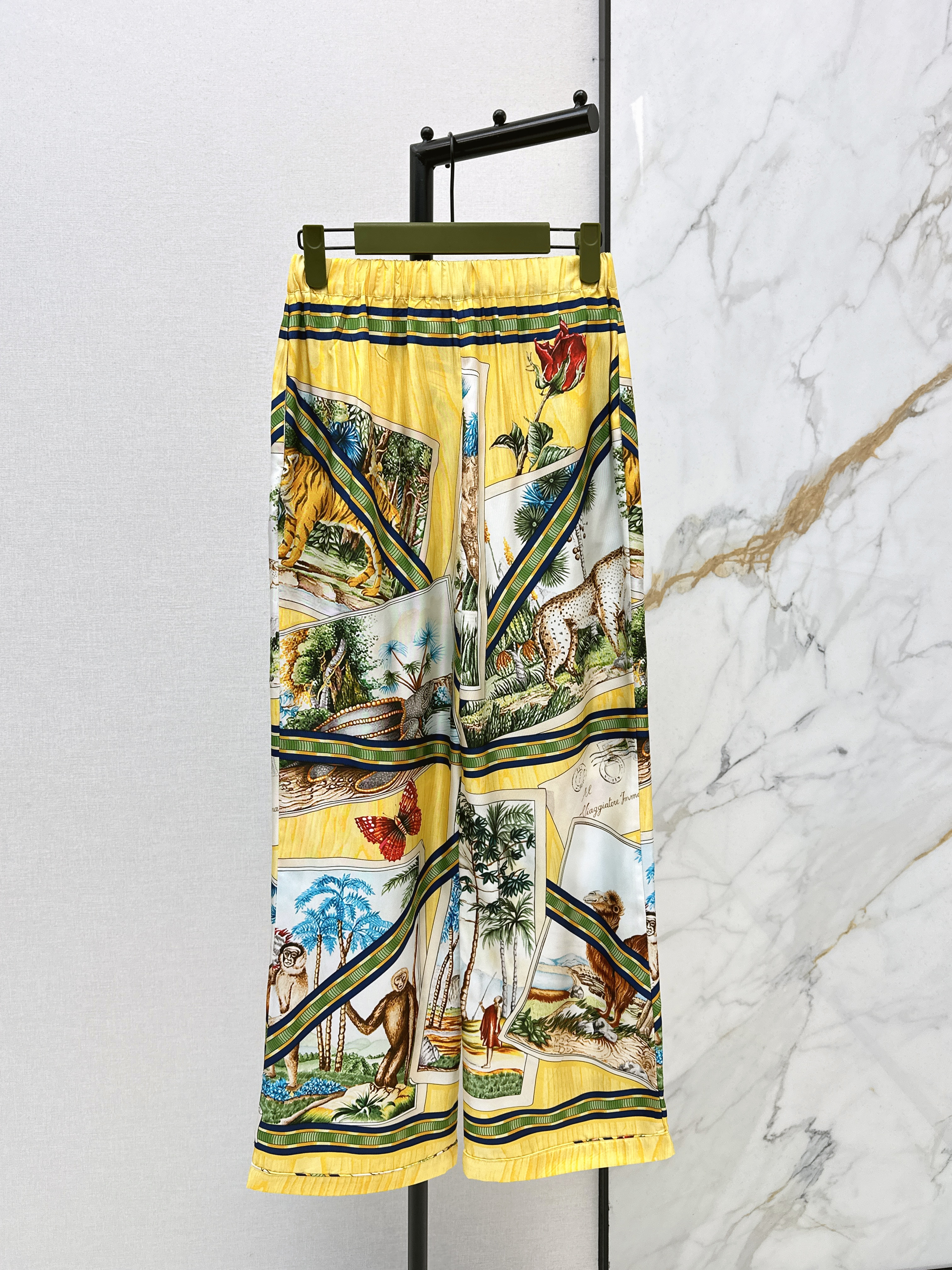 Gue New silk print pants