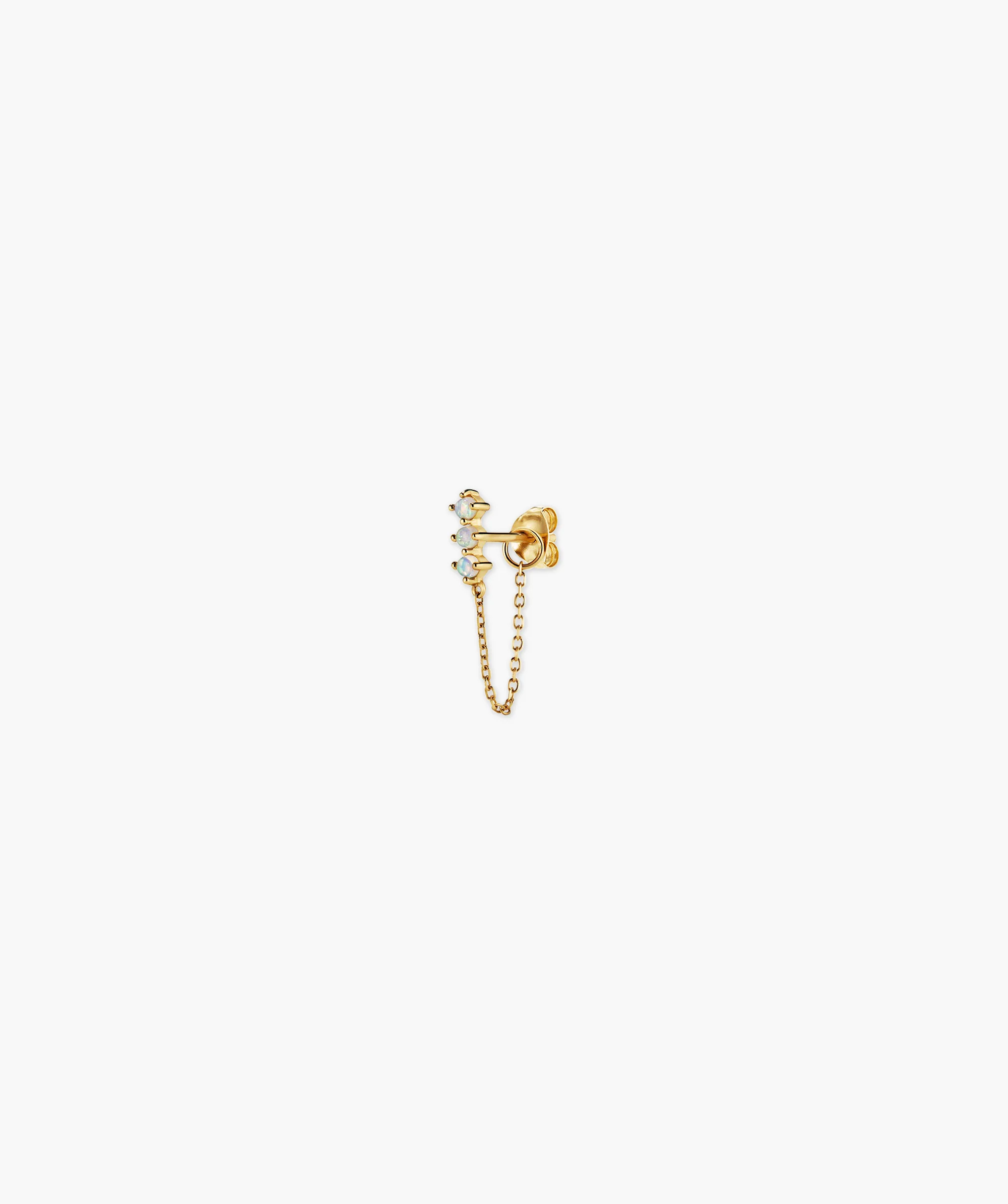 Single Trio Chain Stud