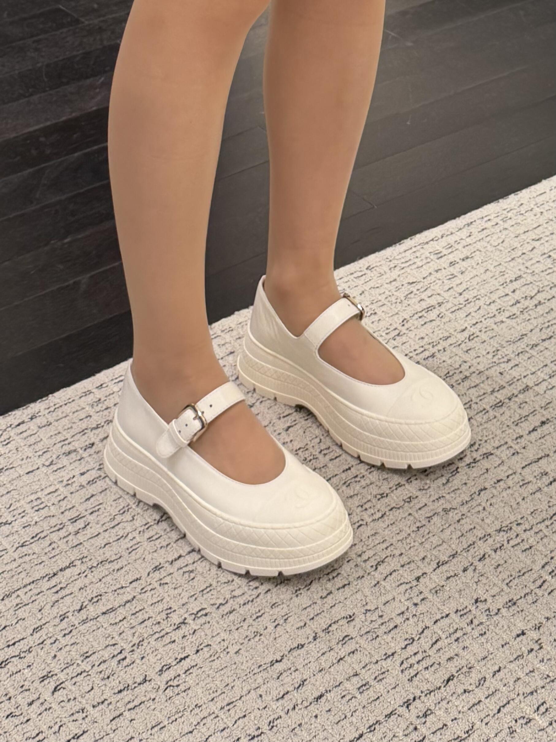 Chan New Platform Mary Jane shoes