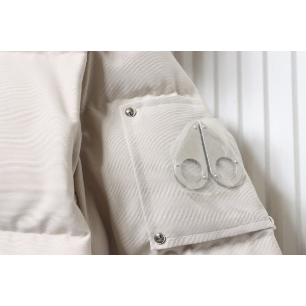 Moose Knuckles Men's Shearling 3Q Jacket  off-white
