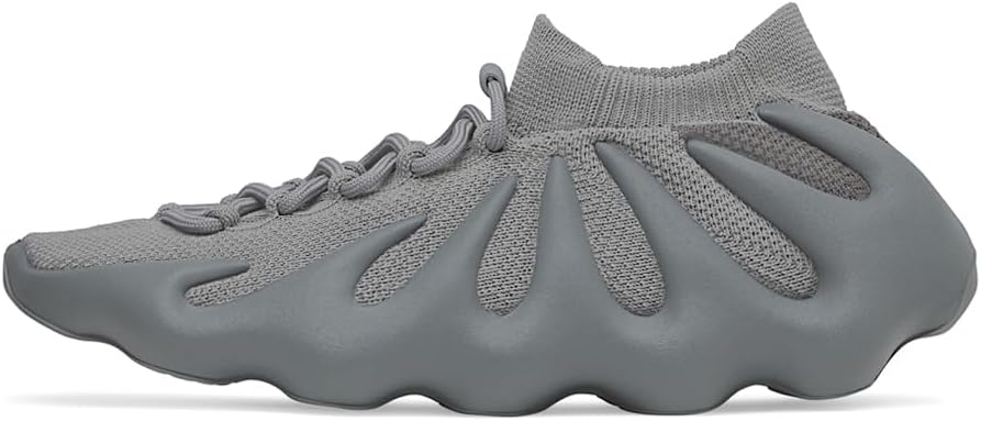 adidas Yeezy 450 - Men's lace-up athletic sneakers, gray