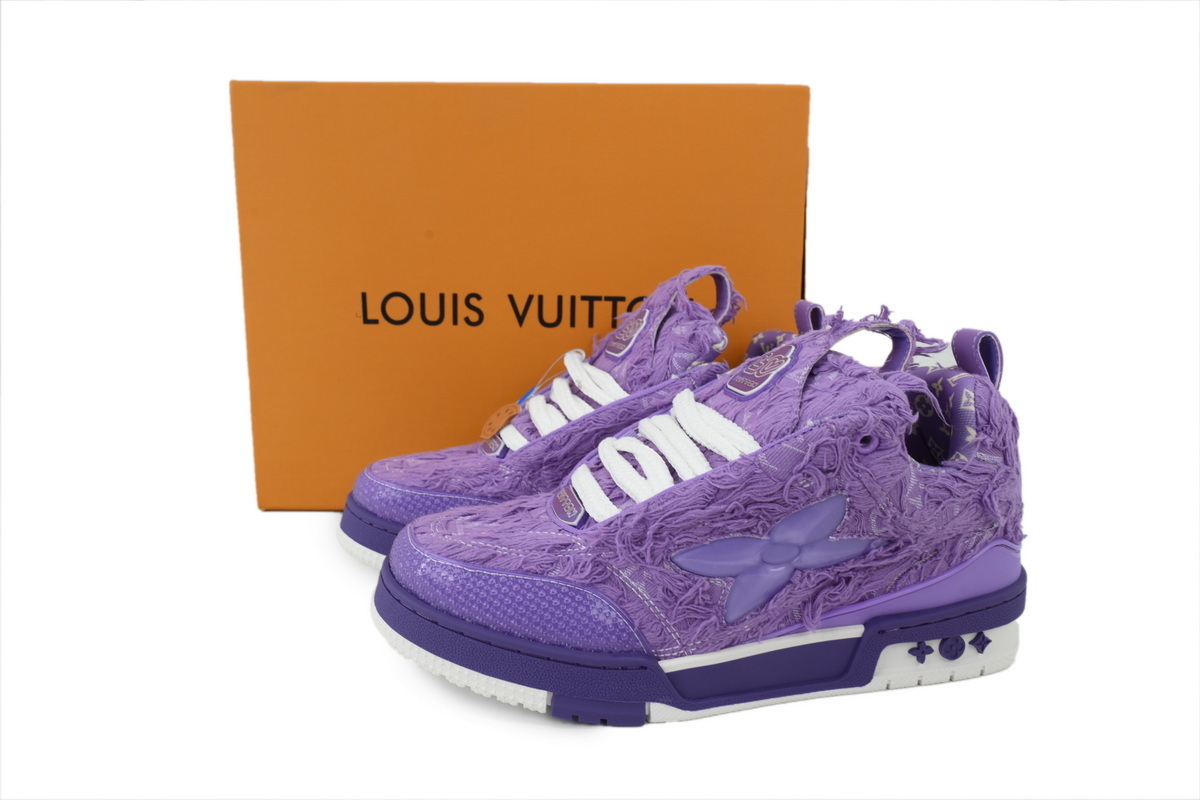 Pkkicks God Batch LOUIS VUITTON Plum Blossom Drilling Purple