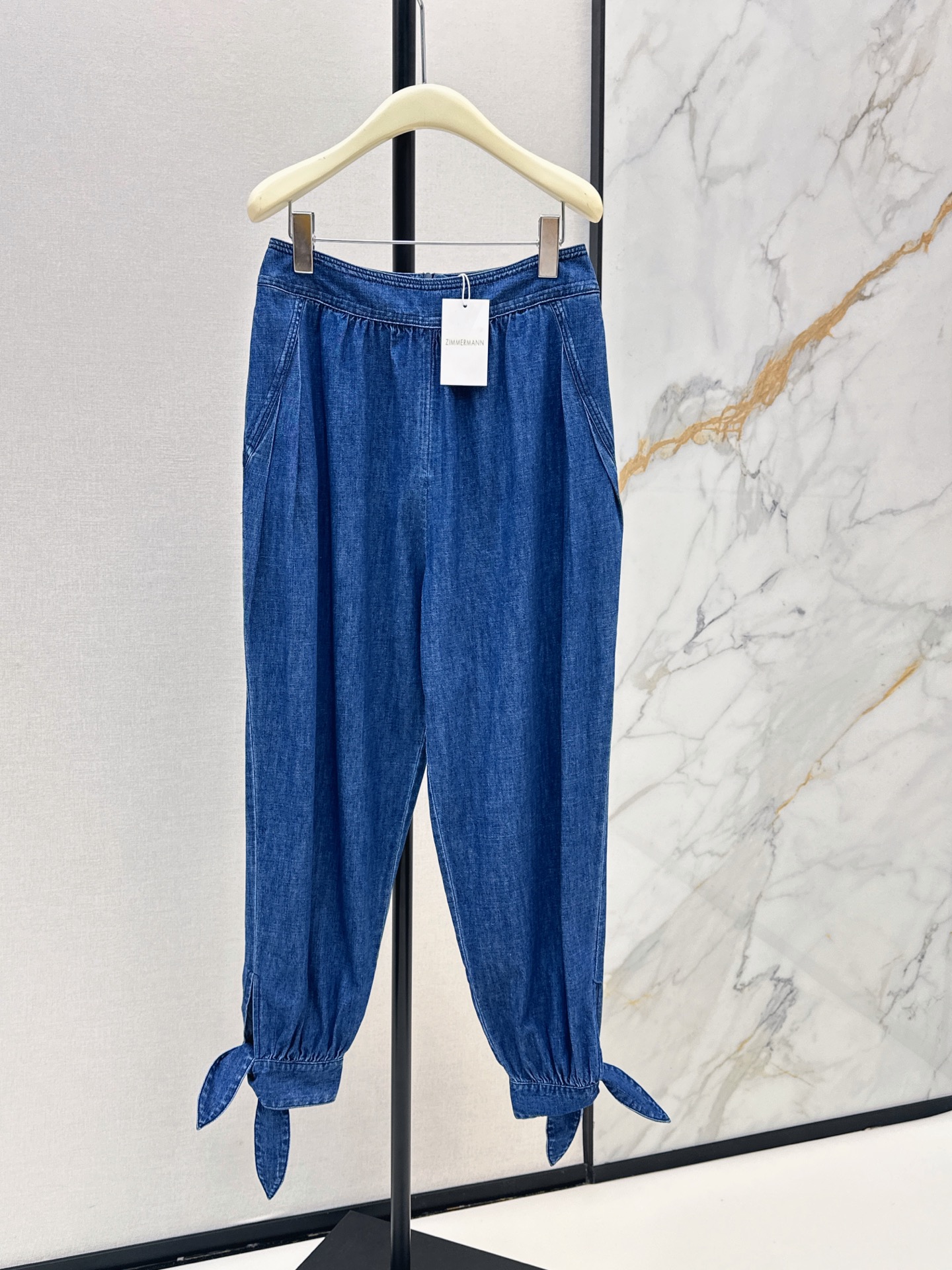 Zimm New Denim lantern pants