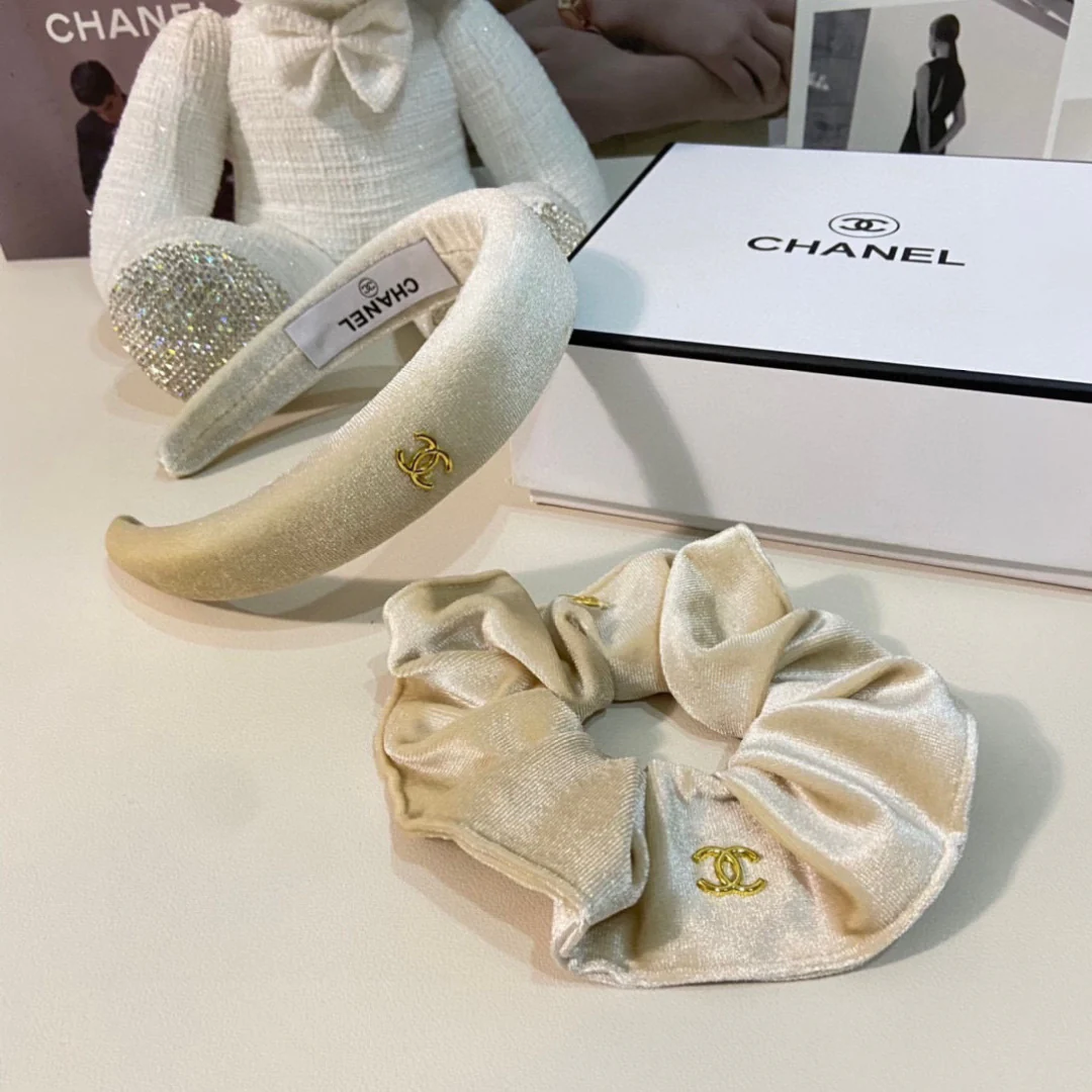 Chan New Velvet two-piece headband