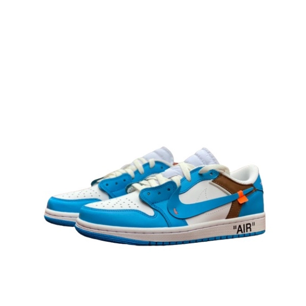 (OG)Off White x Air Jordan 1 low “UNC”ZC0790-148