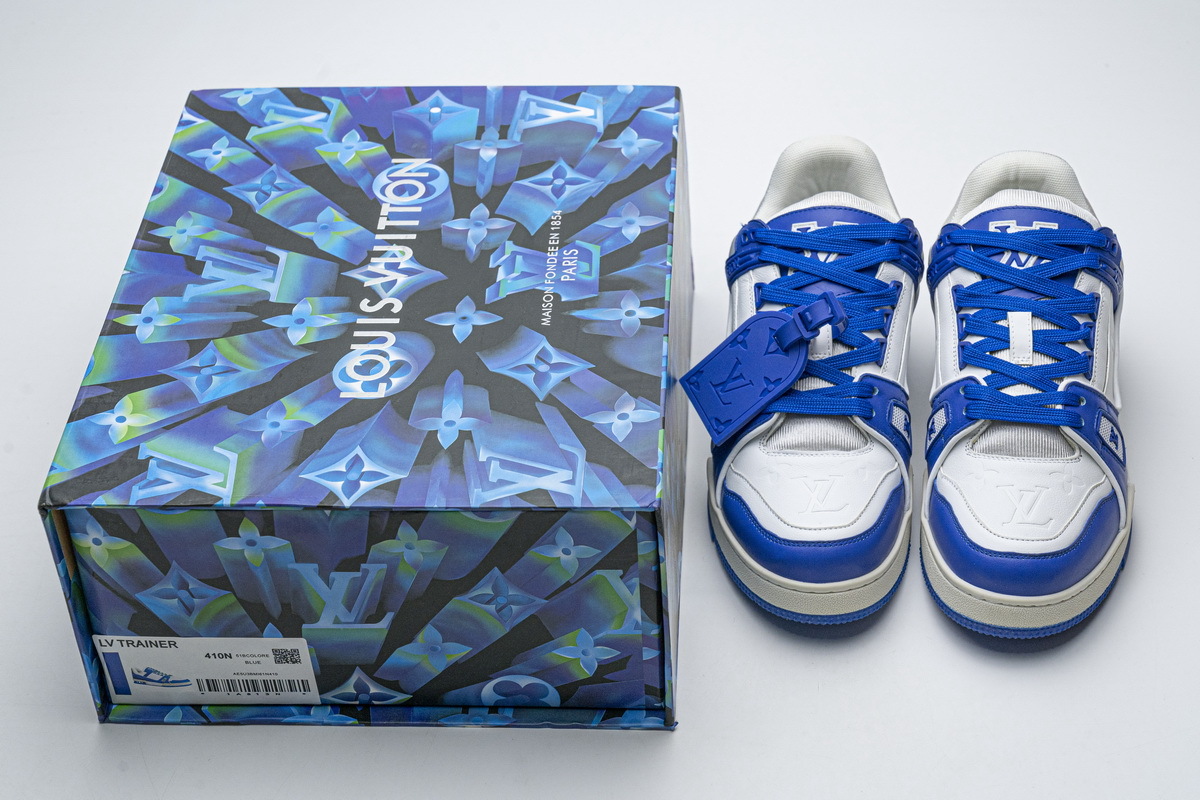 Pkkicks God Batch LOUIS VUITTON 20ss Trainer Blue
