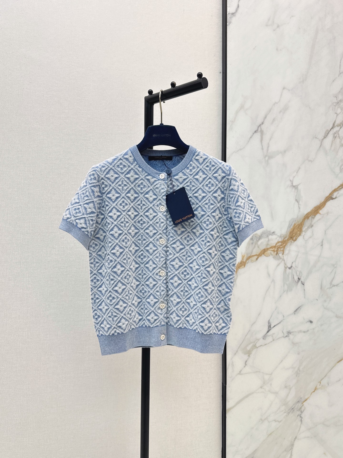 Louis New Knitted short-sleeve cardigan
