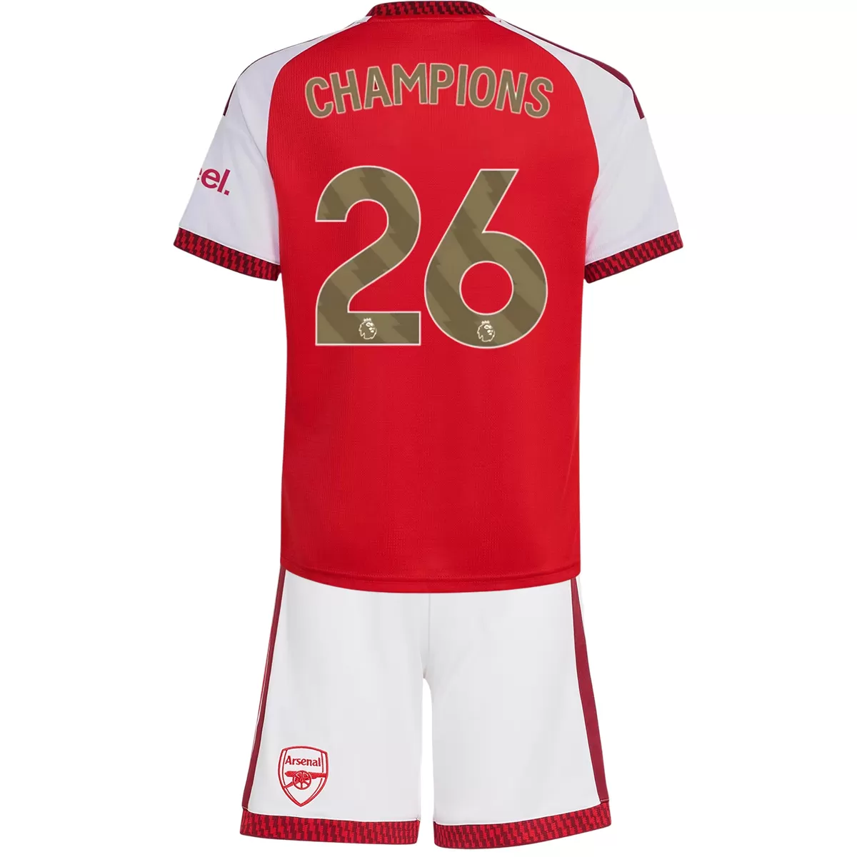 CHAMPIONS #26 Kids Arsenal Home Jersey Kit 26/27