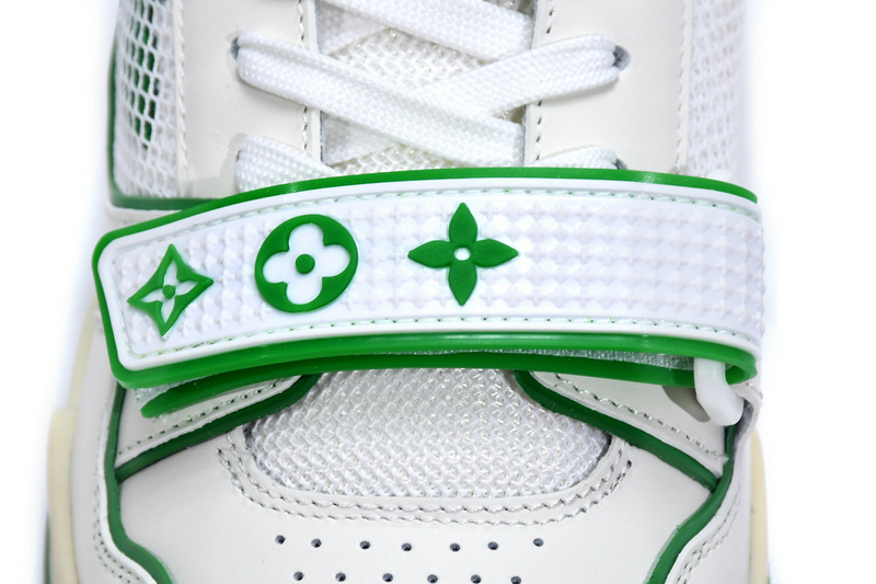 Pkkicks God Batch LOUIS VUITTON Trainer White Green 1A98UX