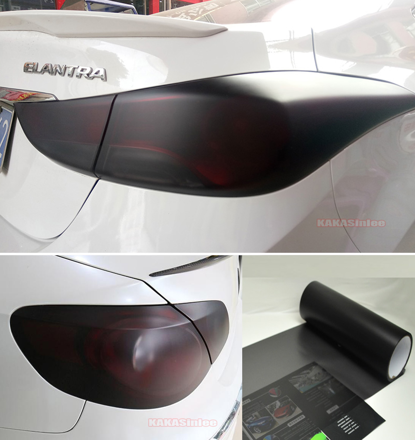 11 Colors - Headlight Taillight Tint Wrap Film