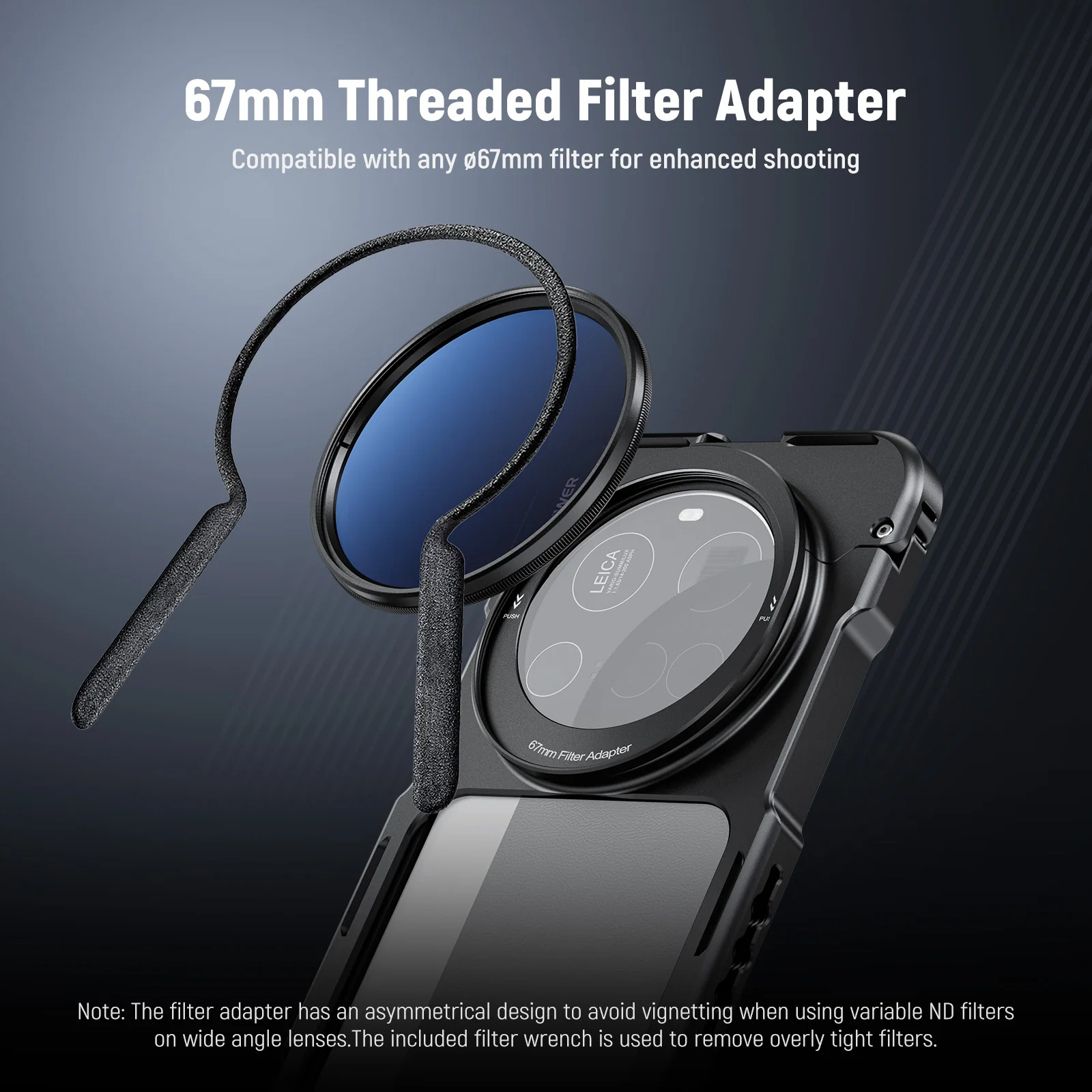 NEEWER PA091 Phone Cage Kit Compatible with Xiaomi 15 Ultra