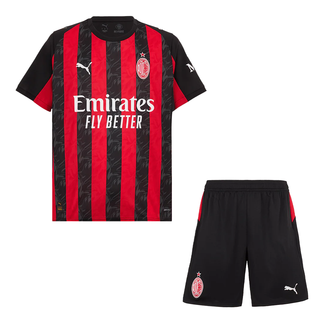 AC Milan Home Kit - Jersey+Shorts 2025/26