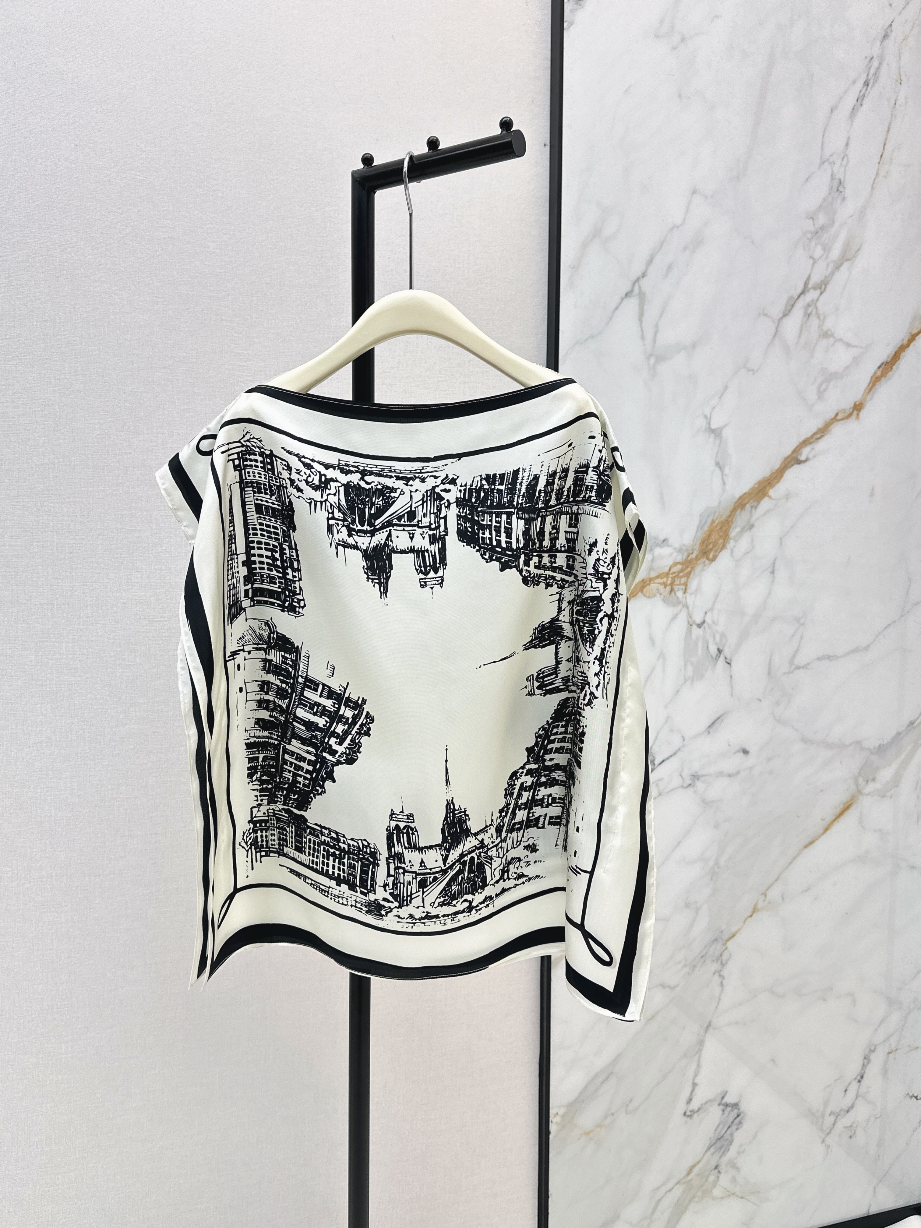 Herm New Cape Shawl Blouse