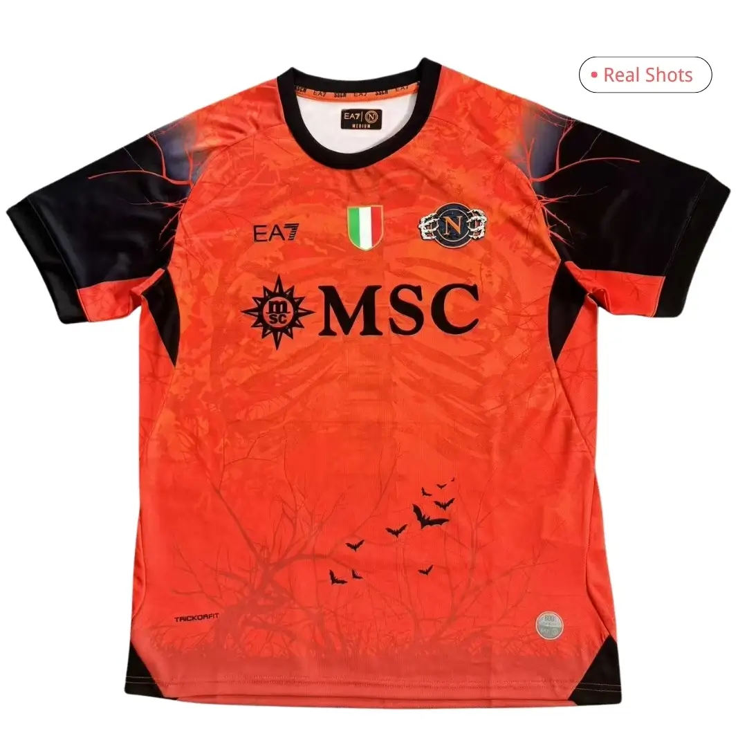 Napoli Halloween Orange Soccer Jersey 2025/26 Special Edition