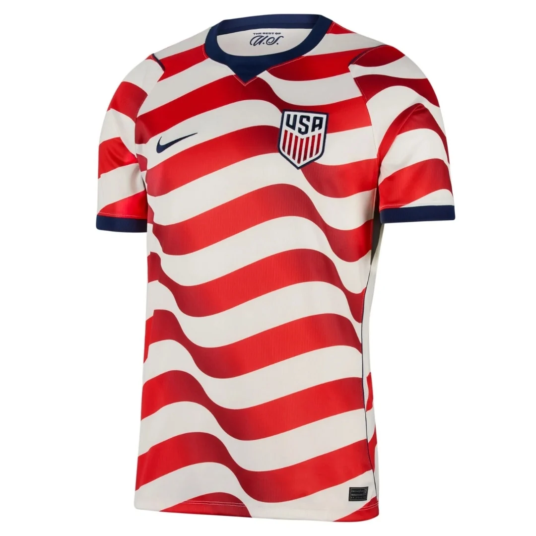 USMNT USA Outlaws Home Soccer Jersey 2026 Stripes Stadium