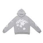 Sp5der Grey Beluga Hoodie