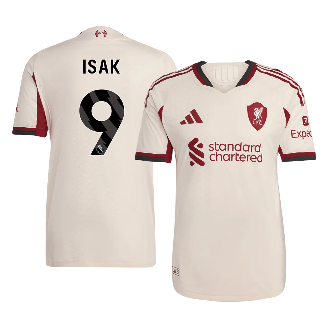 ISAK #9 Liverpool Away Player Version Soccer Jersey 2025/26