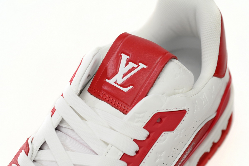 Pkkicks God Batch LOUIS VUITTON White Red 1AANFH