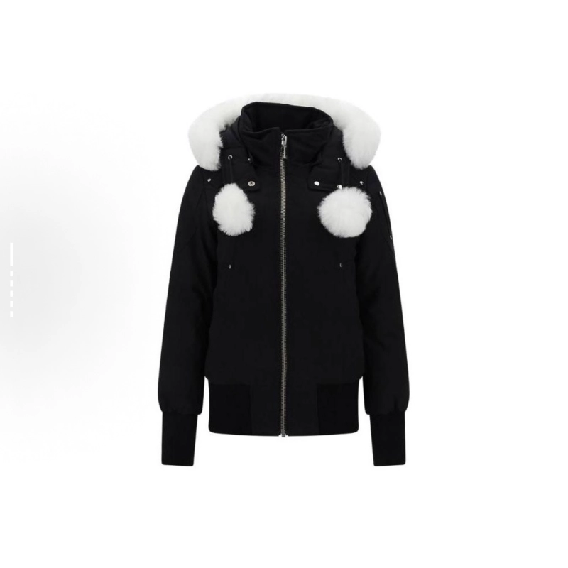 Moose Knuckles Jacket White Fur（NFC) M32LB002S1001