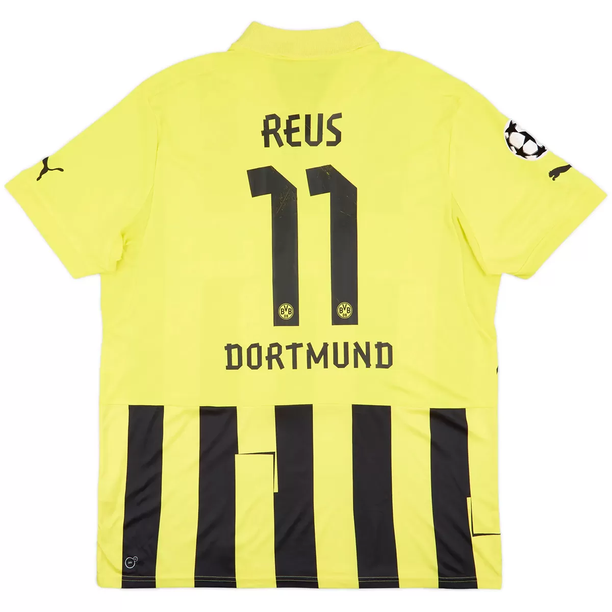 Reus #11 Retro Borussia Dortmund 2012/13 UCL Home Jersey