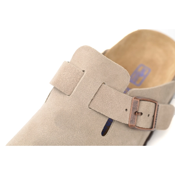 Birkenstock Boston Soft Footbed Suede Nude 1021003
