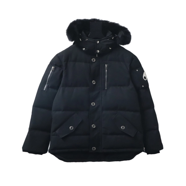 Moose Knuckles Men's Shearling 3Q Jacket  Black