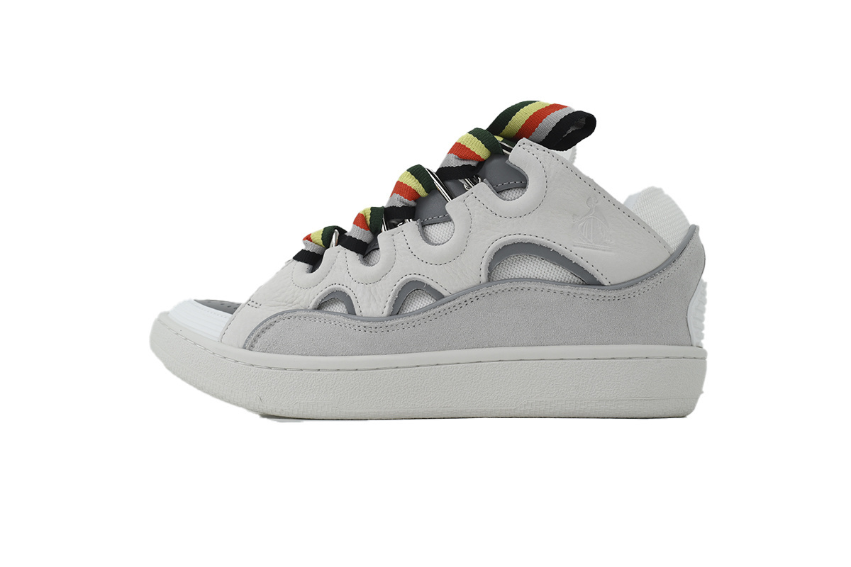 Lanvin Curb Sneakers White Ribbon