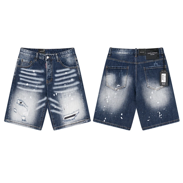 DSQUARED2 Micro Bullet Denim Shorts # 2051