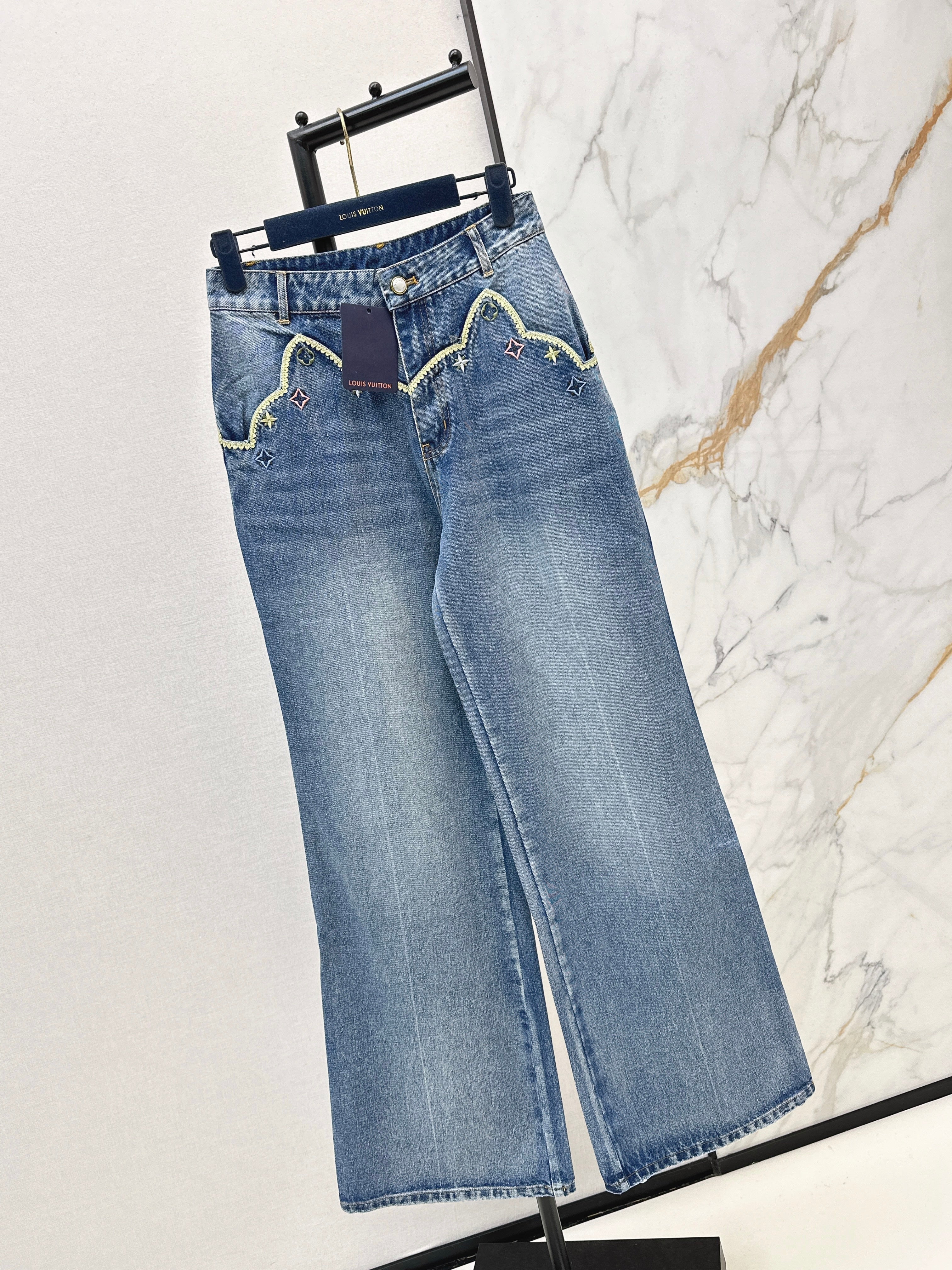 Louis NEW embroidery jeans