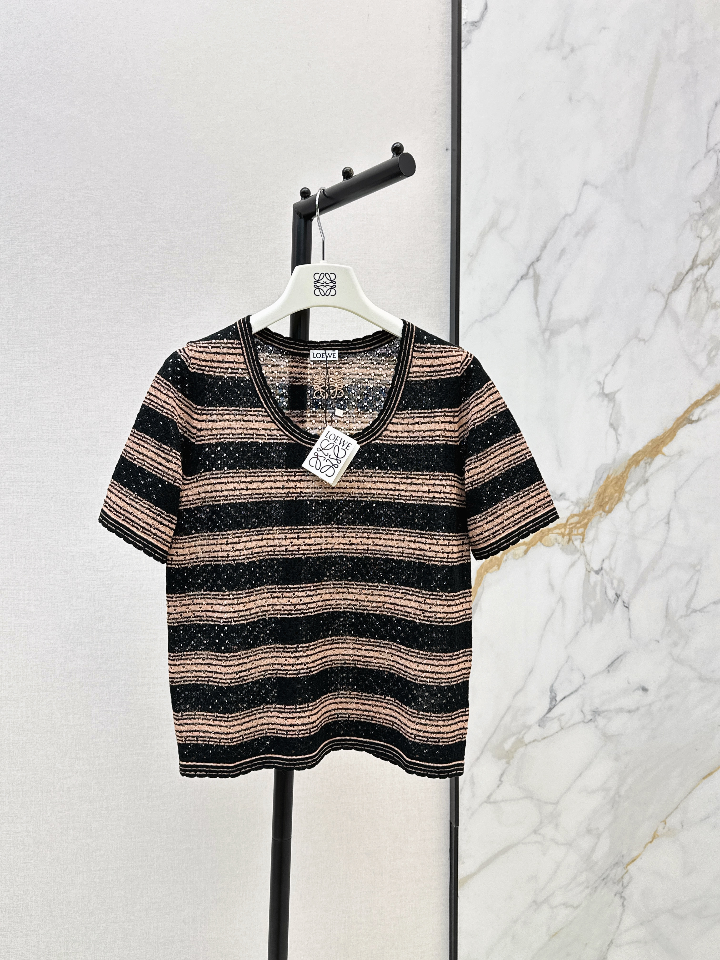 Loe New Hollow striped knitwear