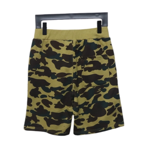 BAPE Camouflage Shark Mouth Shorts Green