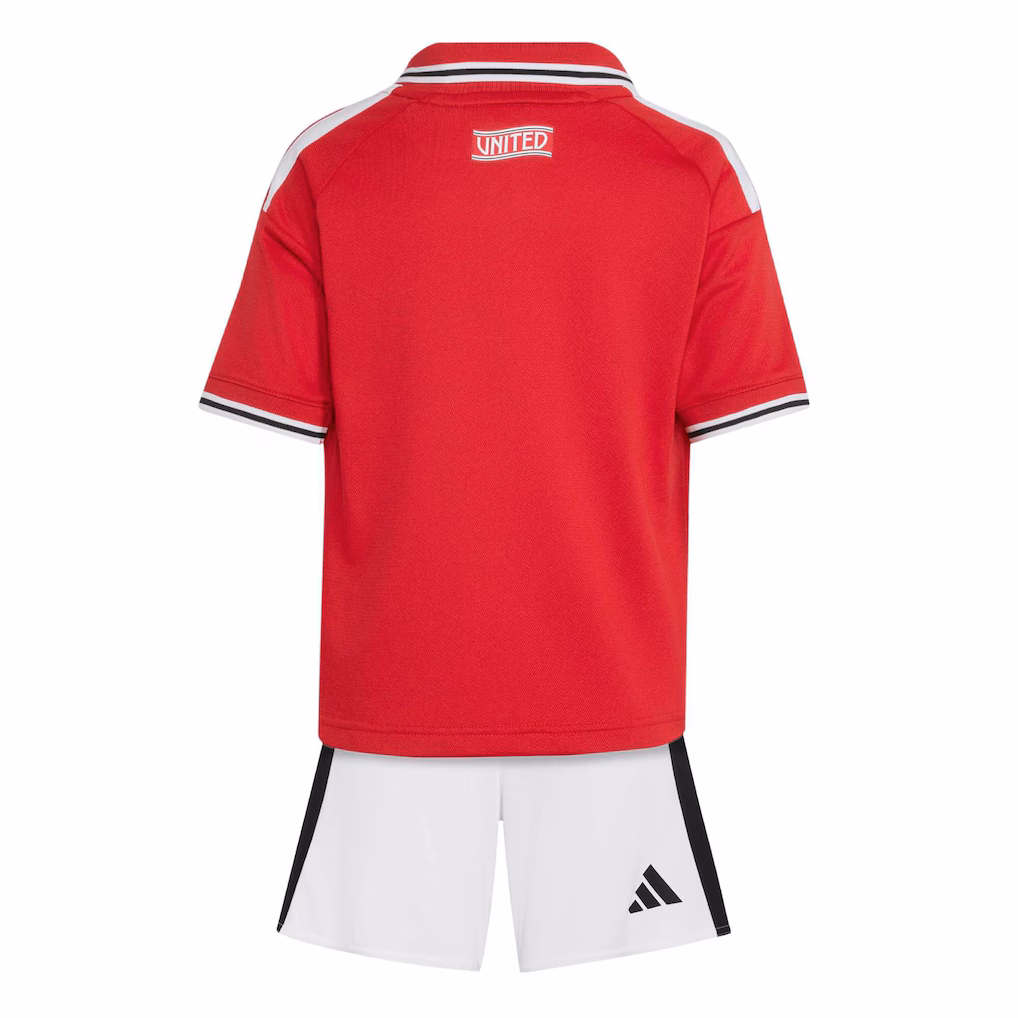 Kids Manchester United Home Jersey Full Kit 25-26