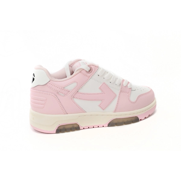 OFF-WHITE Out Of Office OOO Low Tops White Light Pink OWIA259F21LEA0010130