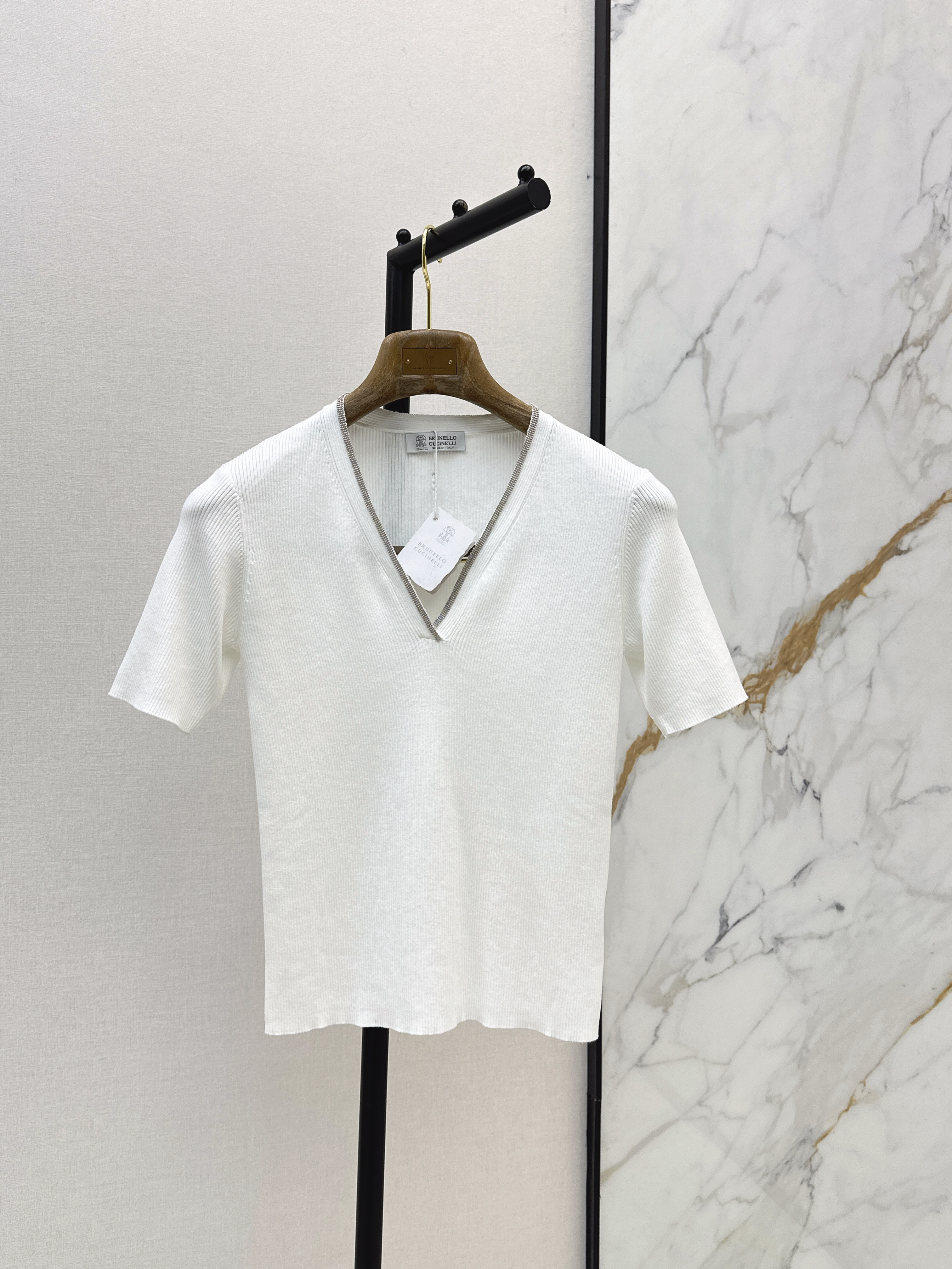 Brun New Knitted short-sleeve