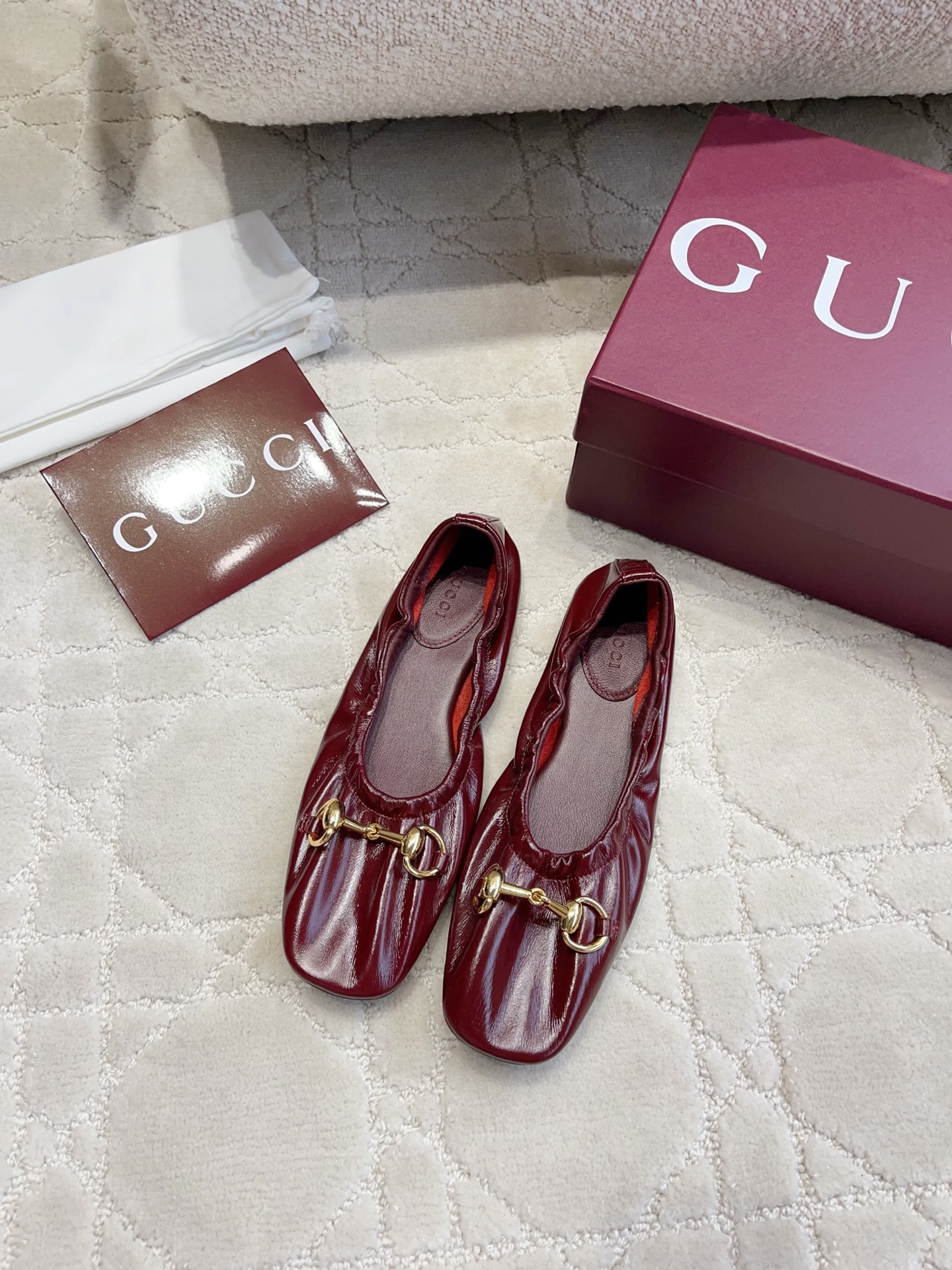Guc New Ballet flats and eggroll shoes