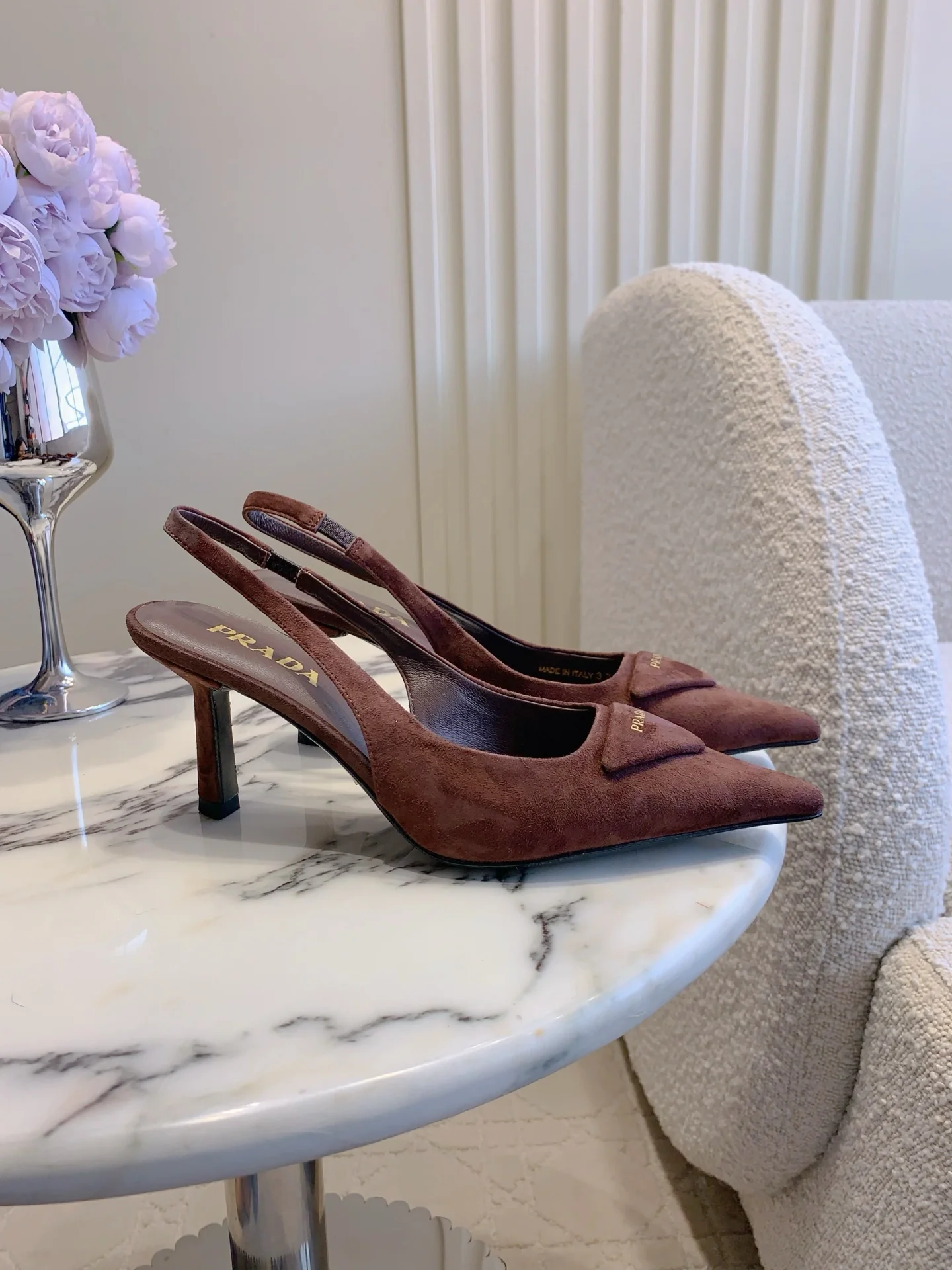 Pra New Suede high heels