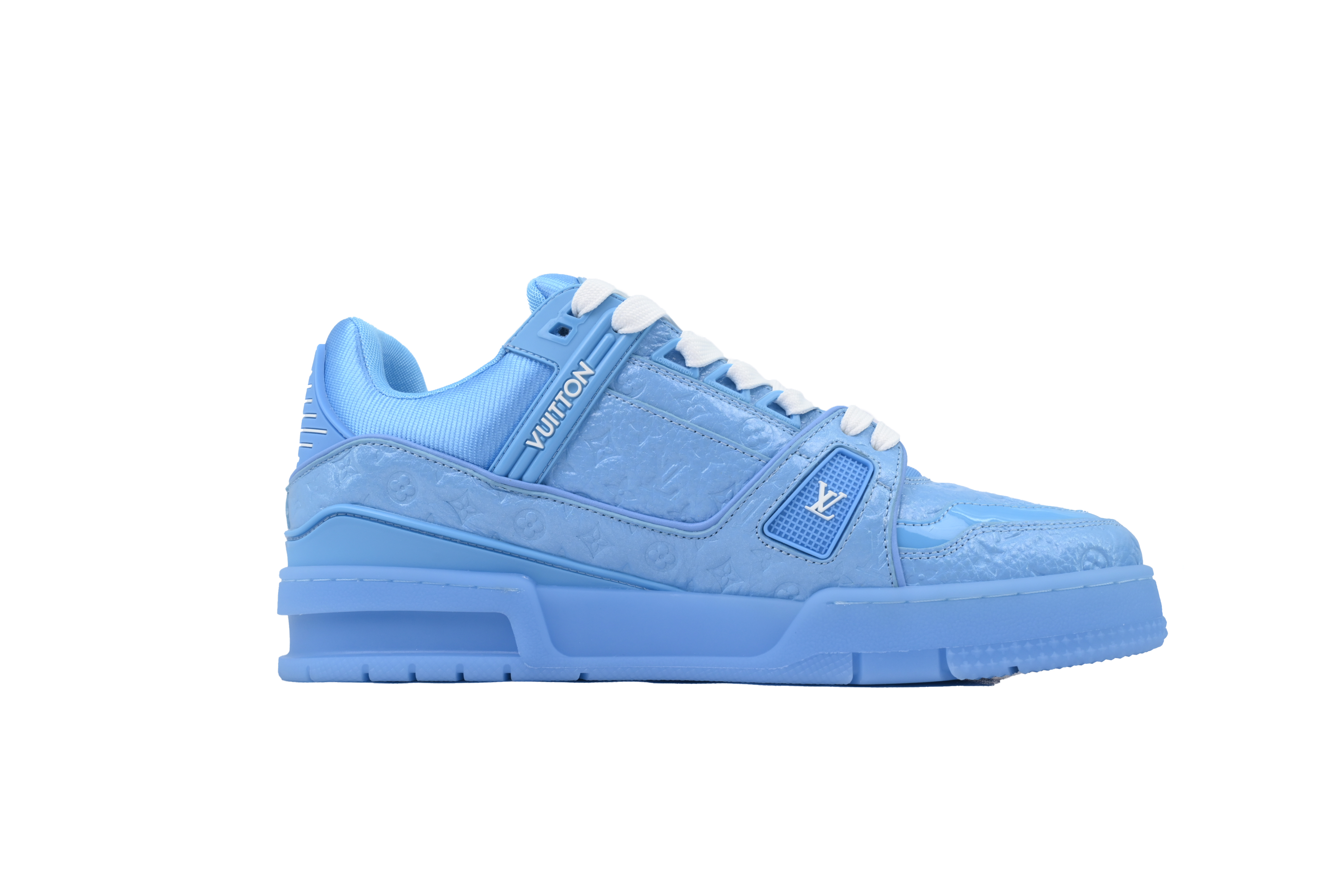 Pkkicks God Batch Louis Vuitton Blue Lychee Patent Leather