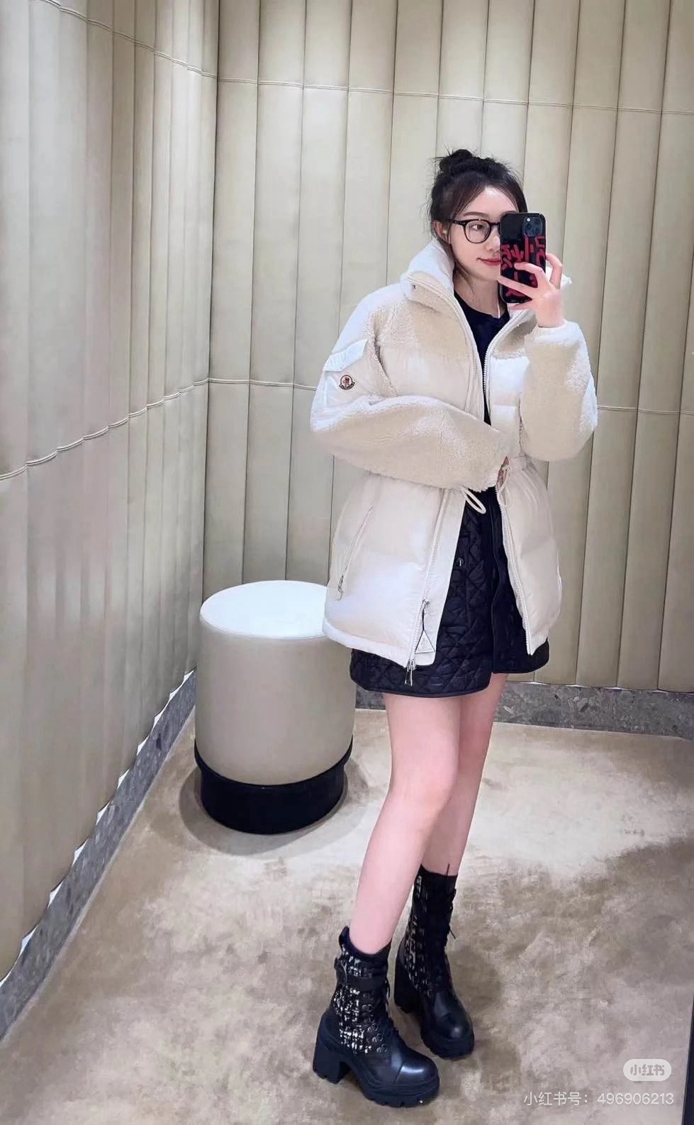 Monc New Patchwork down jacket
