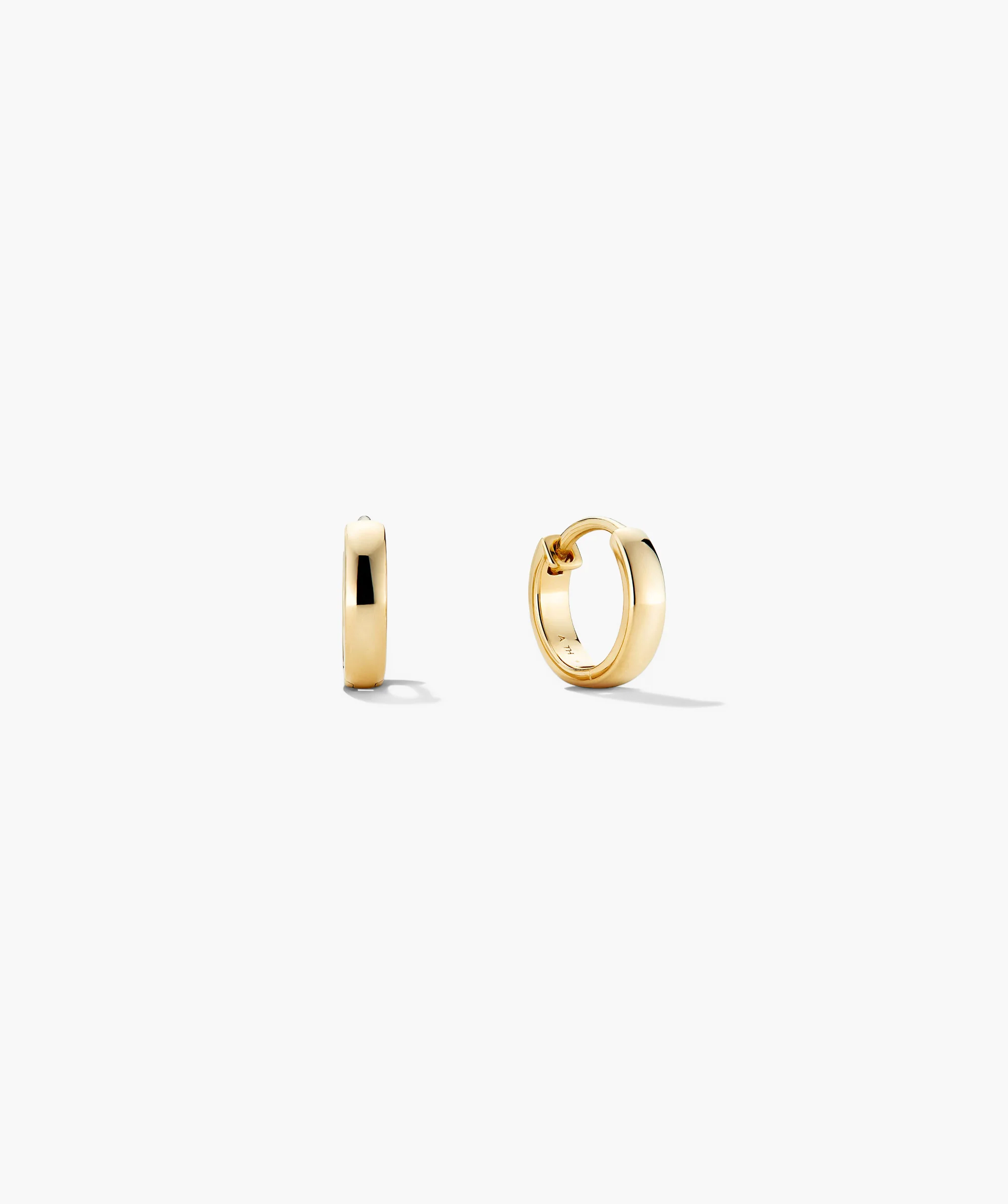 Bold Huggie Hoops