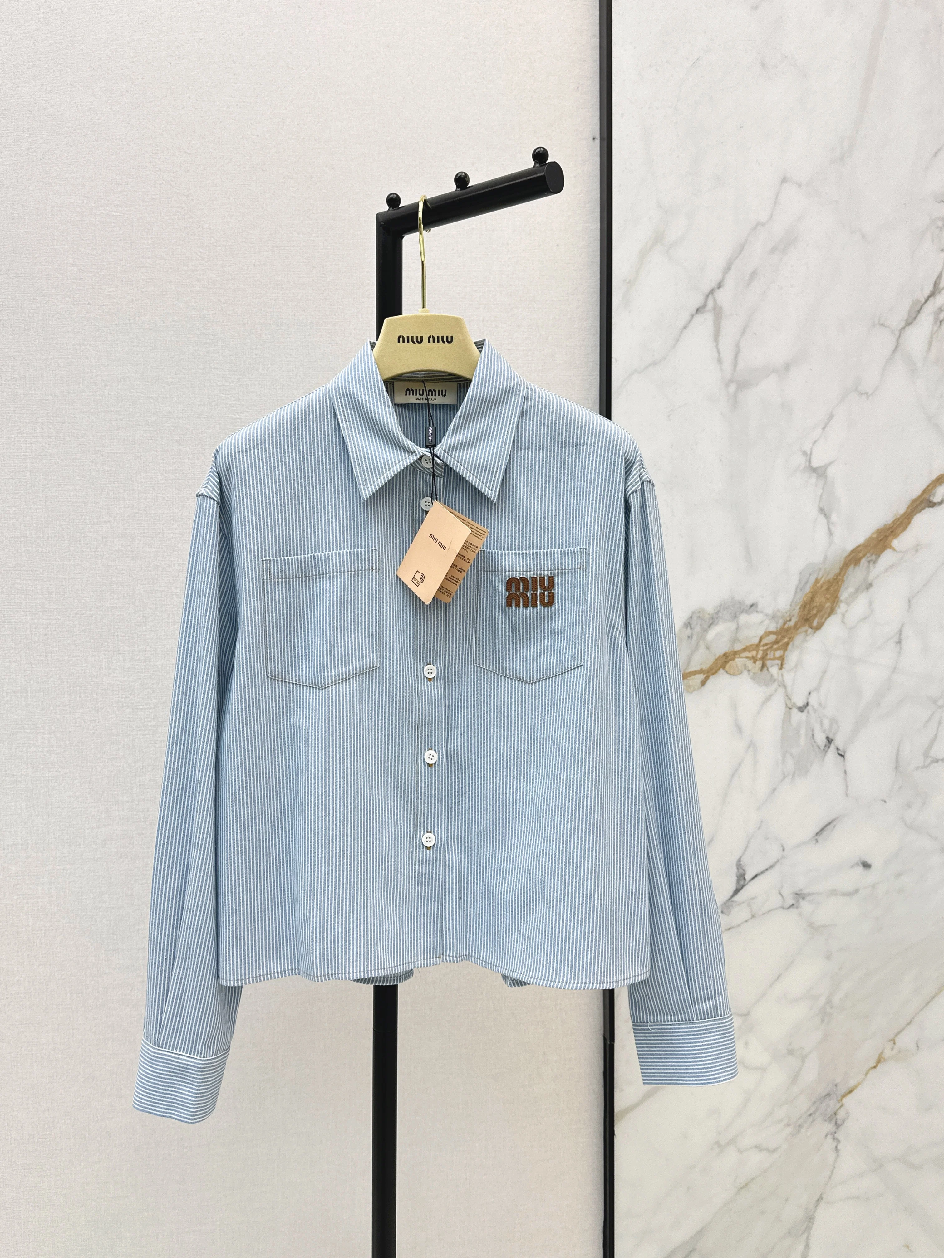 Miu NEW striped shirt