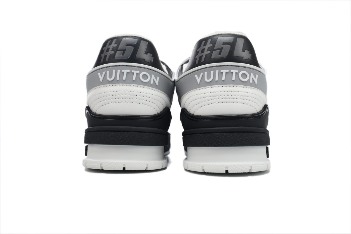 Pkkicks God Batch LOUIS VUITTON Trainer Black and gray
