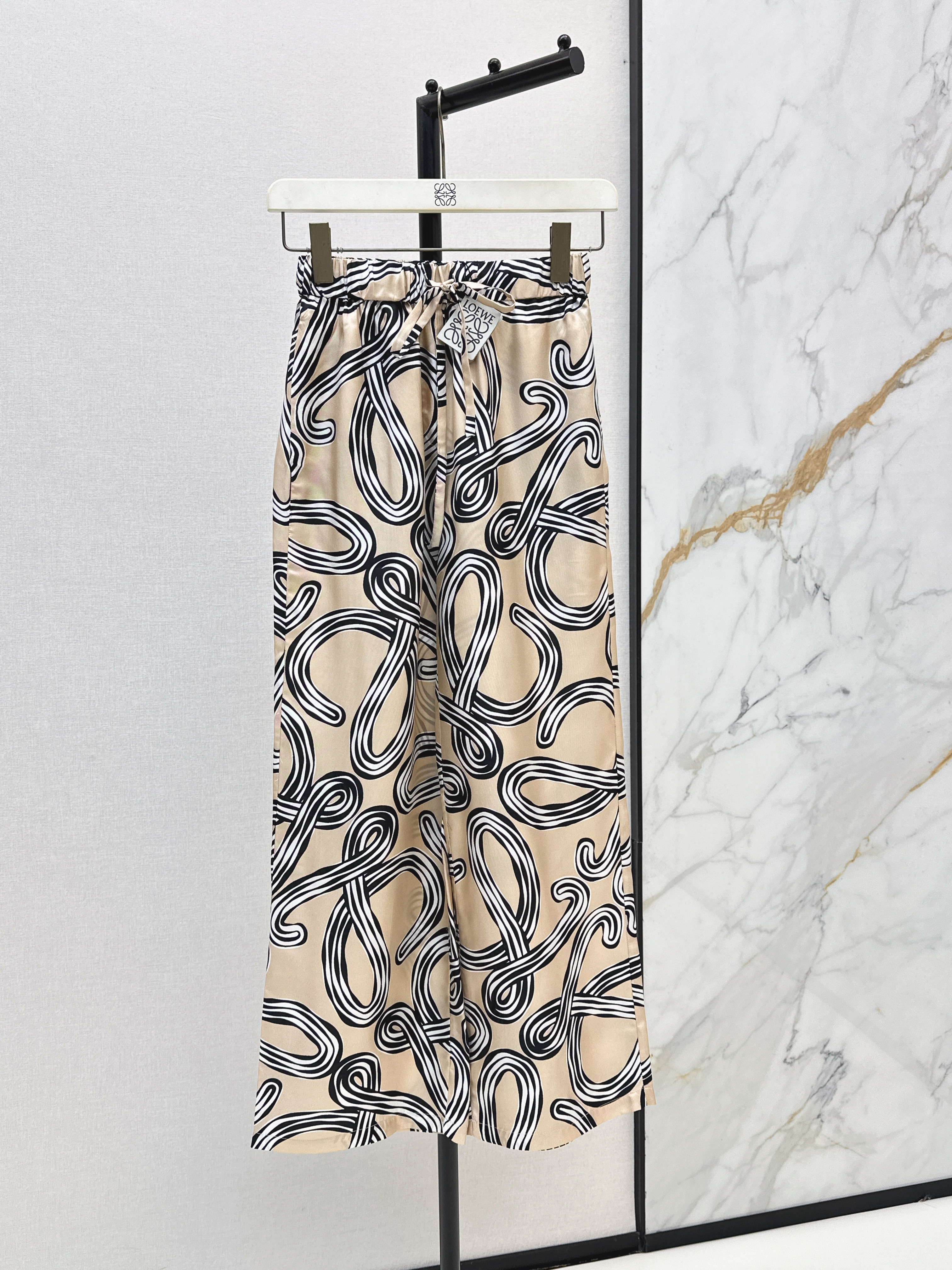 Loe New Printed silk pants